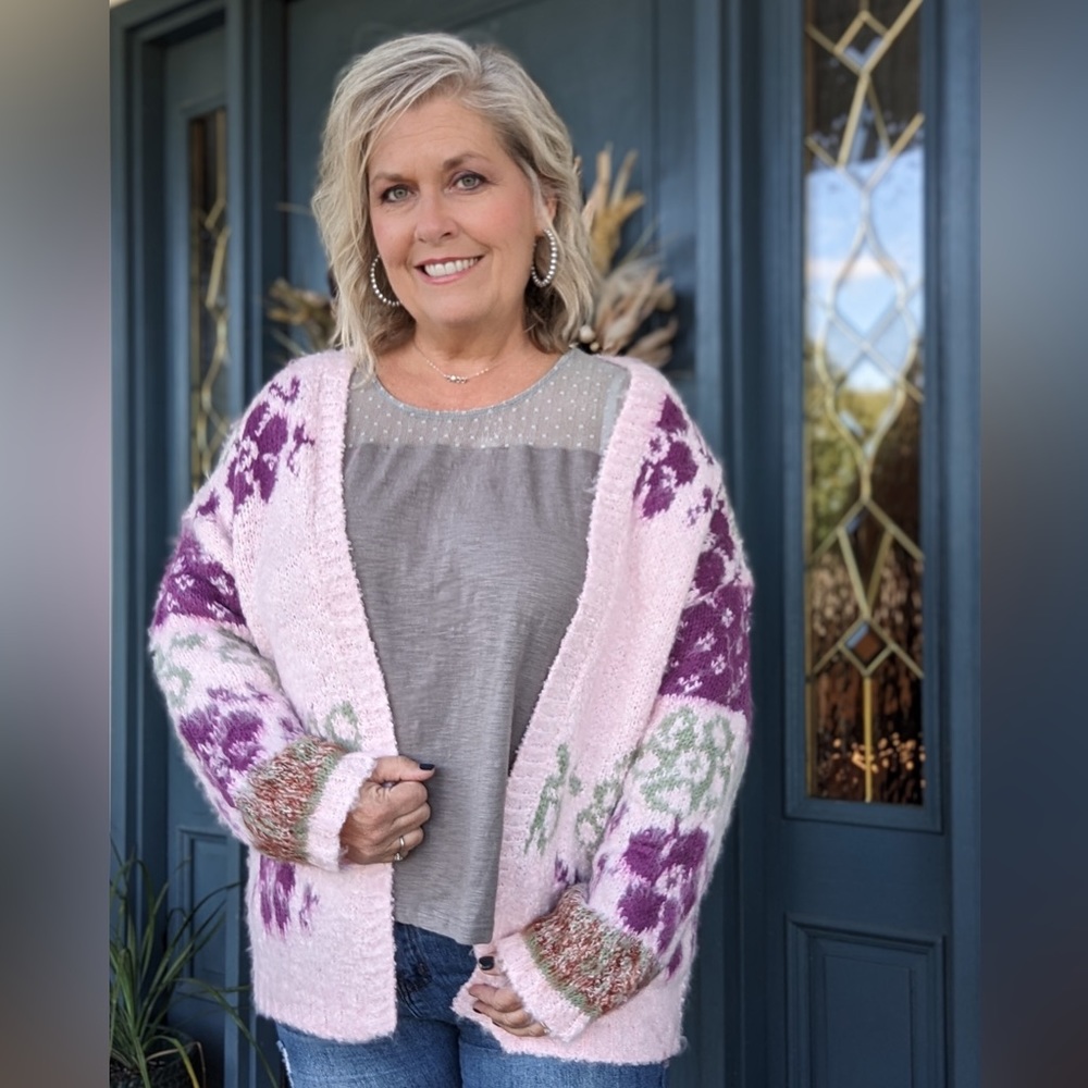 Lavender cardigan